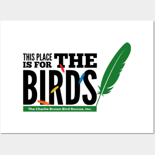 CB for the birds 2 - black type Posters and Art